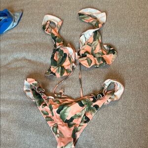 Show Me Your MuMu Leaf Print Bikini